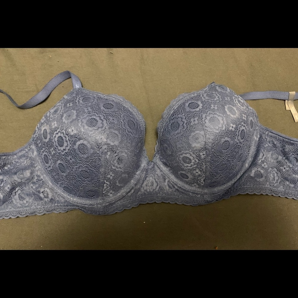 Aerie Brooke Plunge Pushup Bra 36DD